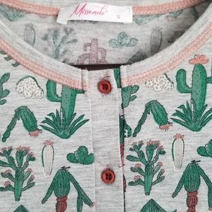 Missendo Cactus Print Nightgown